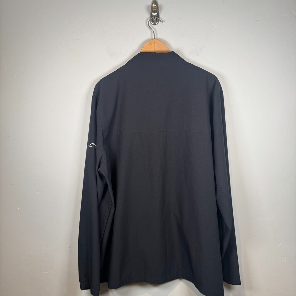 Travis Mathew Crystal Cove 2.0 Full Zip Windbreaker Jacket Mens Size XXL Black - Picture 2 of 12